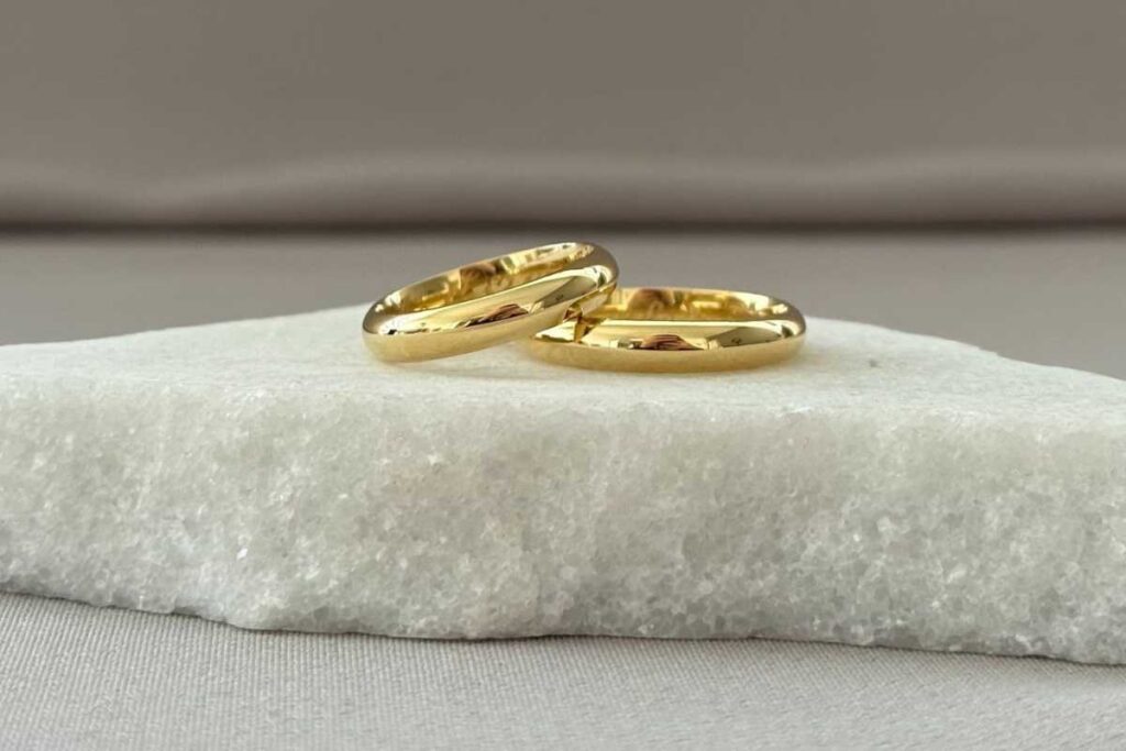 Aliança de casamento em ouro 18k: a escolha que une beleza e durabilidade